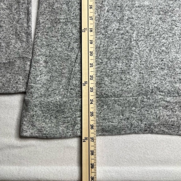 Lemon Tart Womens Small Gray Super Soft Lightweight Comfy Knit Hoodie - Picture 4 of 11